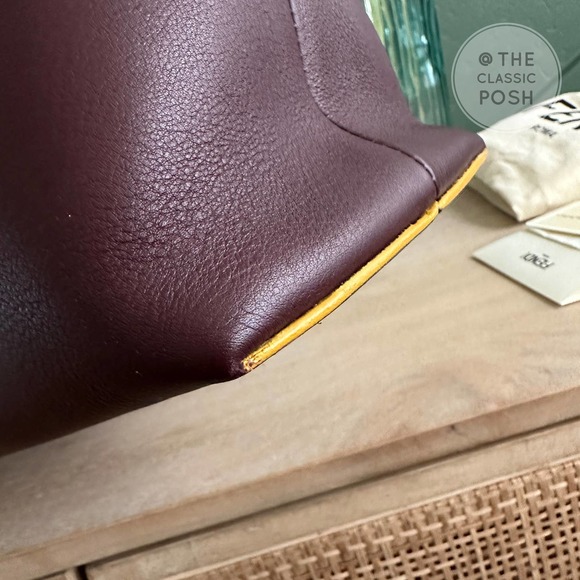 NEW Fendi By The Way Medium Bag Purple Tote NO STRAP - Picture 11 of 12